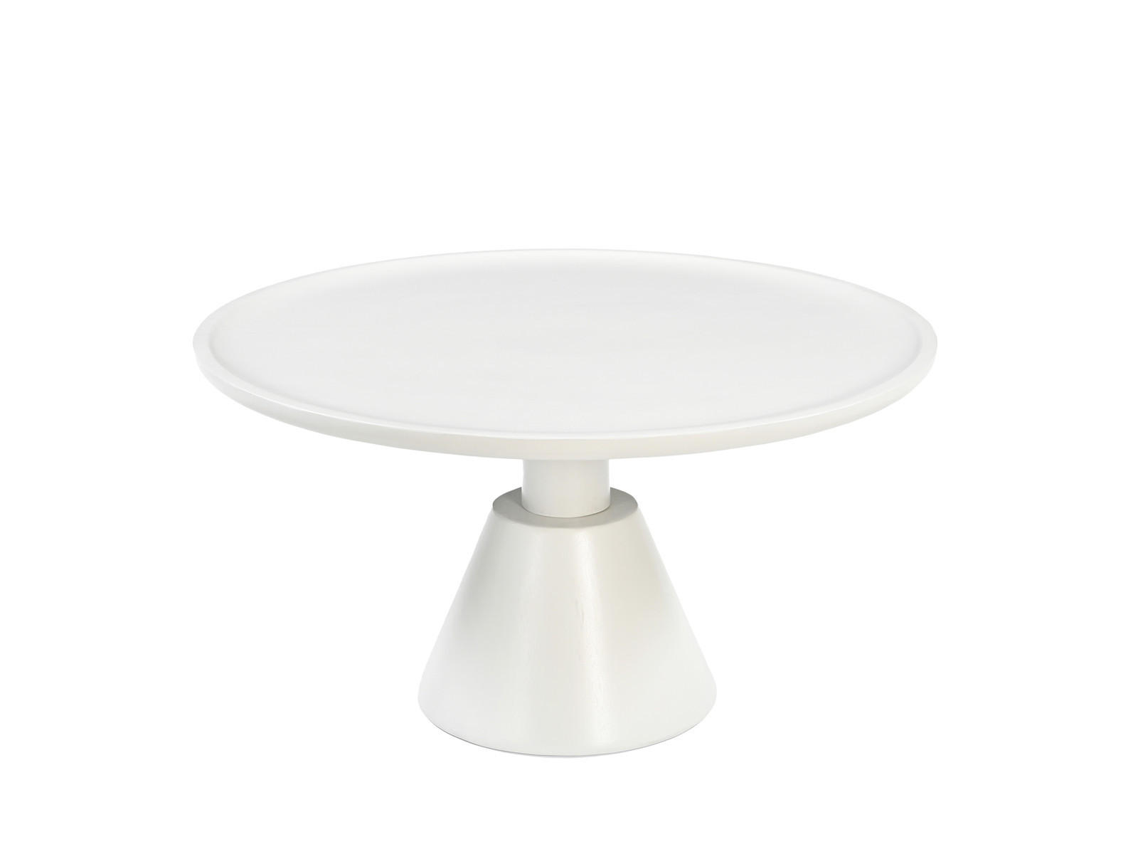 COUCHTISCH Jade Mangoholz Weiss Creme - Creme, Holz (75/75/40cm)