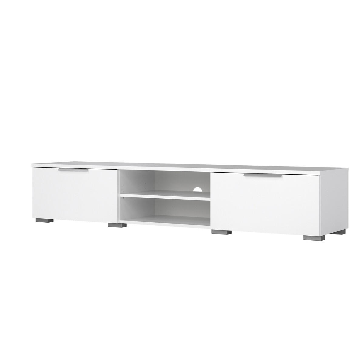 61. TV-MÖBEL mit 2 Schubladen und 2 Fächern billie 172,7/39,9/33,1 cm - Weiß, Holzwerkstoff (39.9/33.1/172.7cm) - Calicosy