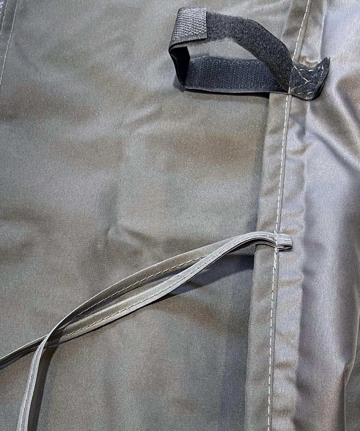 2 Seitenteile mit RV für Pavillon Nizza 3x4m Grau - Grau, Textil (250/190/350cm) - QUICK STAR