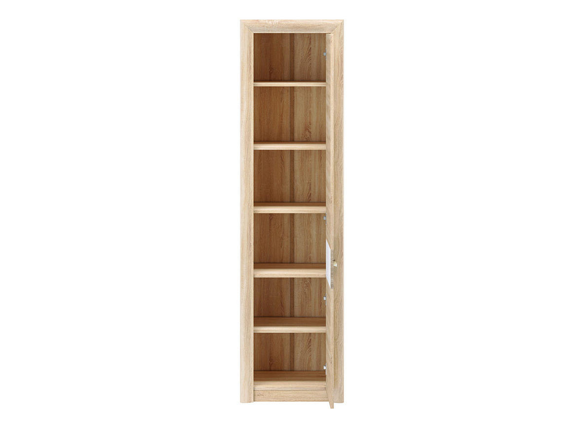 HOCHSCHRANK – 55 cm – Castel – Eichefarben / Sonoma Eiche – Anschlag links – KS-006 - Eichefarben/Sonoma Eiche, Holzwerkstoff (55/201/43cm) - hi-markt