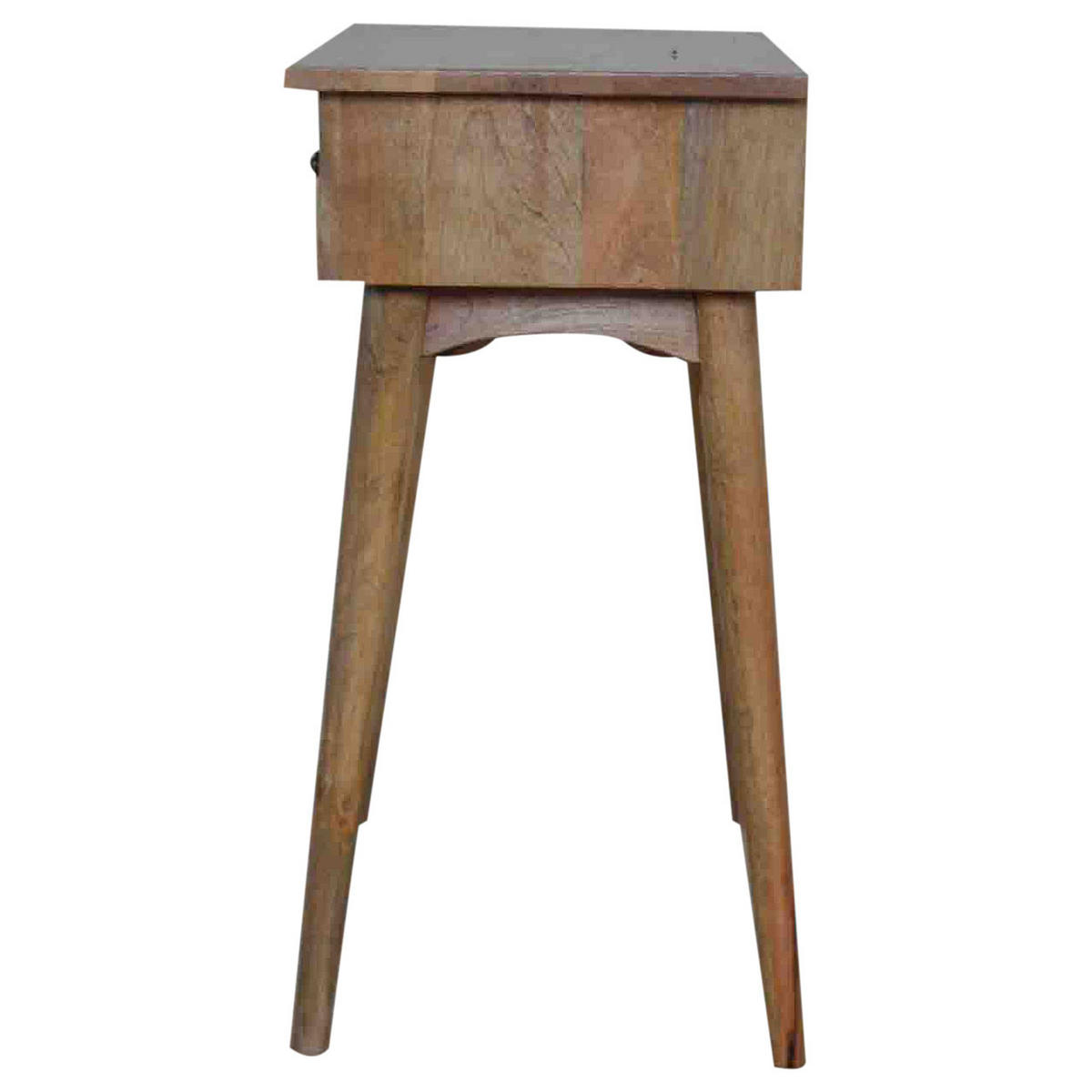 KONSOLENTISCH FÜR DEN FLUR MIT 2 SCHUBLADEN - Beige/Messingfarben, Holz/Metall (40/90/78cm) - Artisan Furniture