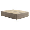 BOXSPRINGBETT mit Bonnell Matratze, 160 x 200 cm, in Beige - Beige, Naturmaterialien (160/200cm) - Home Collective
