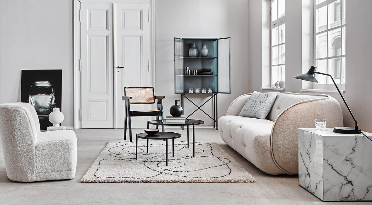 Wohnzimmer im Simple Minimalism Look