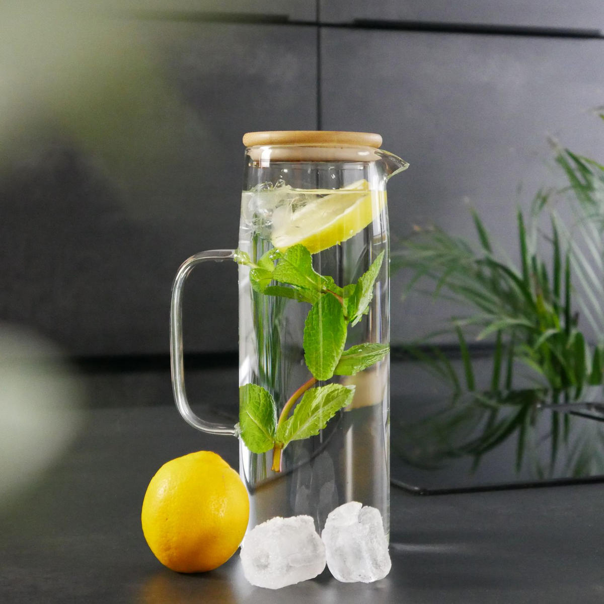 KARAFFE - Transparent, Glas (1.1L) - Intirilife