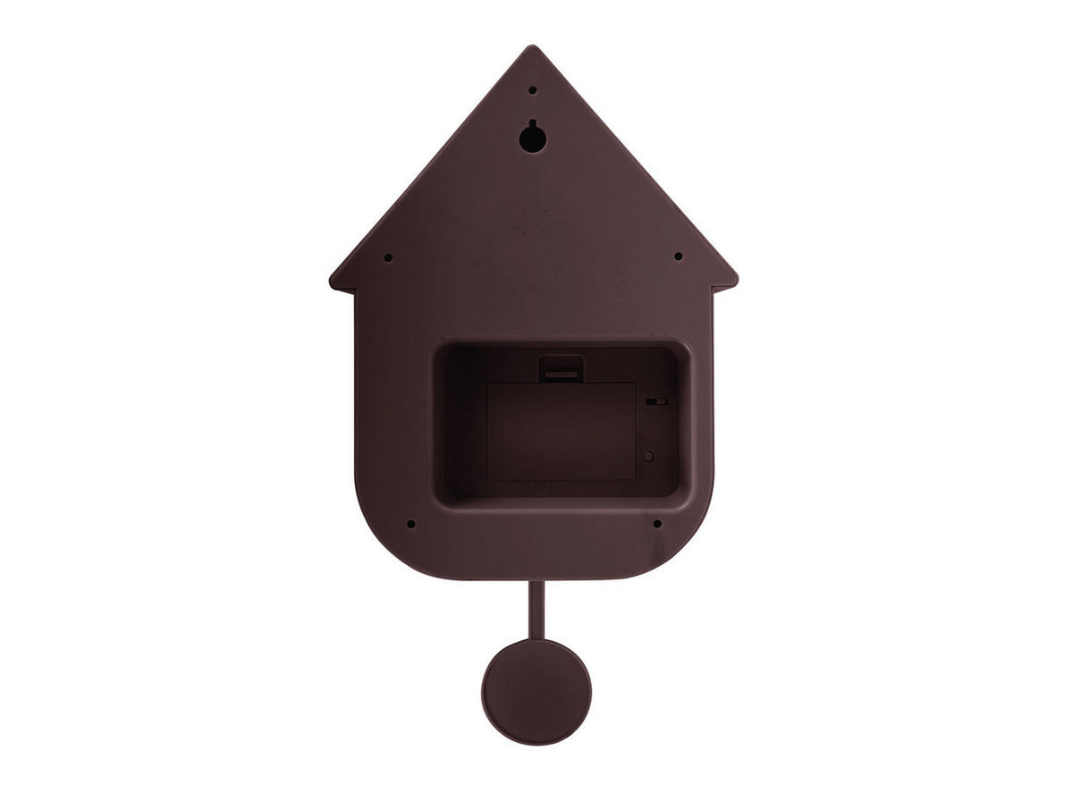 WANDUHR Modern Cuckoo Oro Braun 8.5/21.5/41 cm - Braun, Kunststoff (21.5/41/8.5cm) - Karlsson