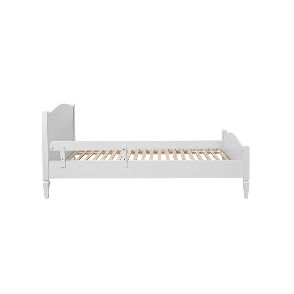 BETT 90/200 Royal Weiß - Weiß, Holzwerkstoff (90/200cm) - Petits-meubles