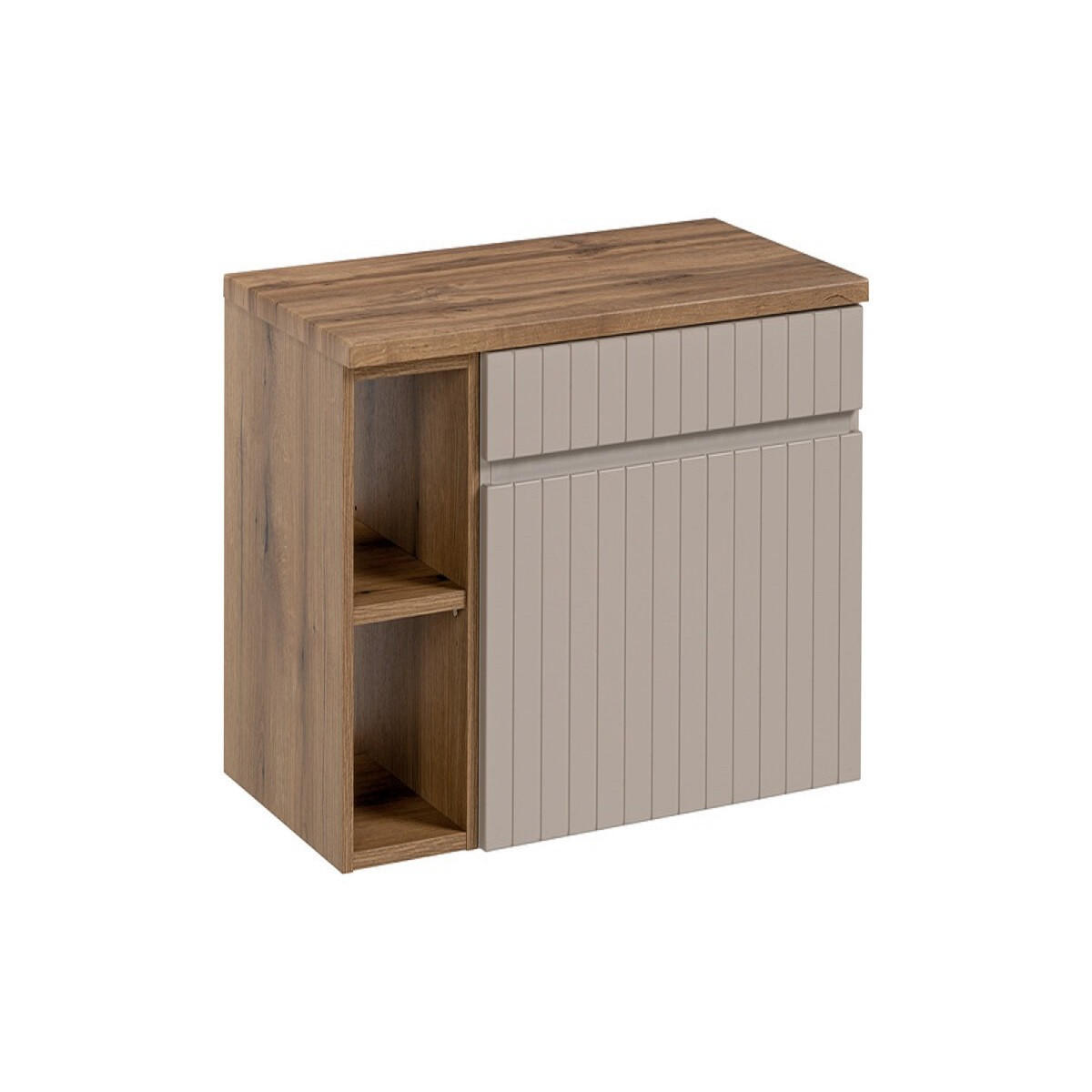 Milaros Markt Badmöbel-Set Kaschmir, Eiche Artisan 80x46x46 cm