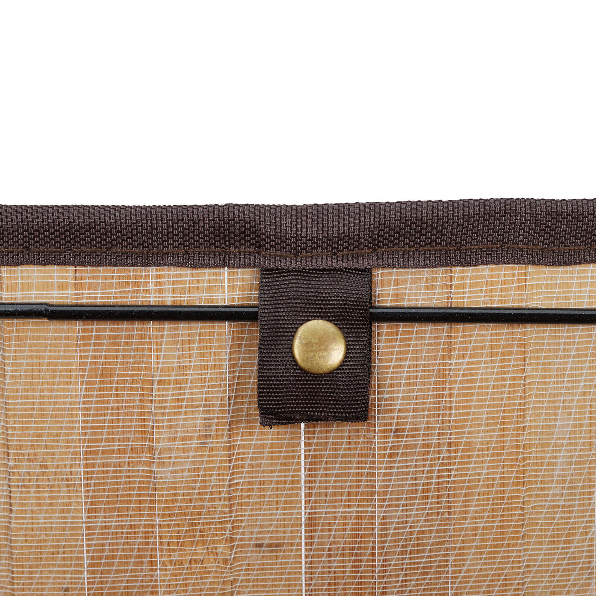 WÄSCHEKORB - Hellbraun, Holz/Textil (55/63/35cm) - Relaxdays