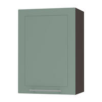 KÜCHENHÄNGESCHRANK Kvantum W2/50 Mint Matt / Lava Matt 50 / 32,5 / 72cm - Dunkelgrau/Mintgrün, Holz/Holzwerkstoff (50/72/32.5cm) - Feldmann-Wohnen