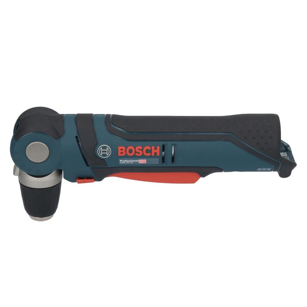 BOSCH Professional GWB 12V-10 Akku Winkelbohrmaschine 12 V 11 Nm + L-Boxx ( 0601390909 ) - ohne Akku, ohne Ladegerät - Multicolor, Kunststoff (44.5/360/12cm) - Bosch Professional