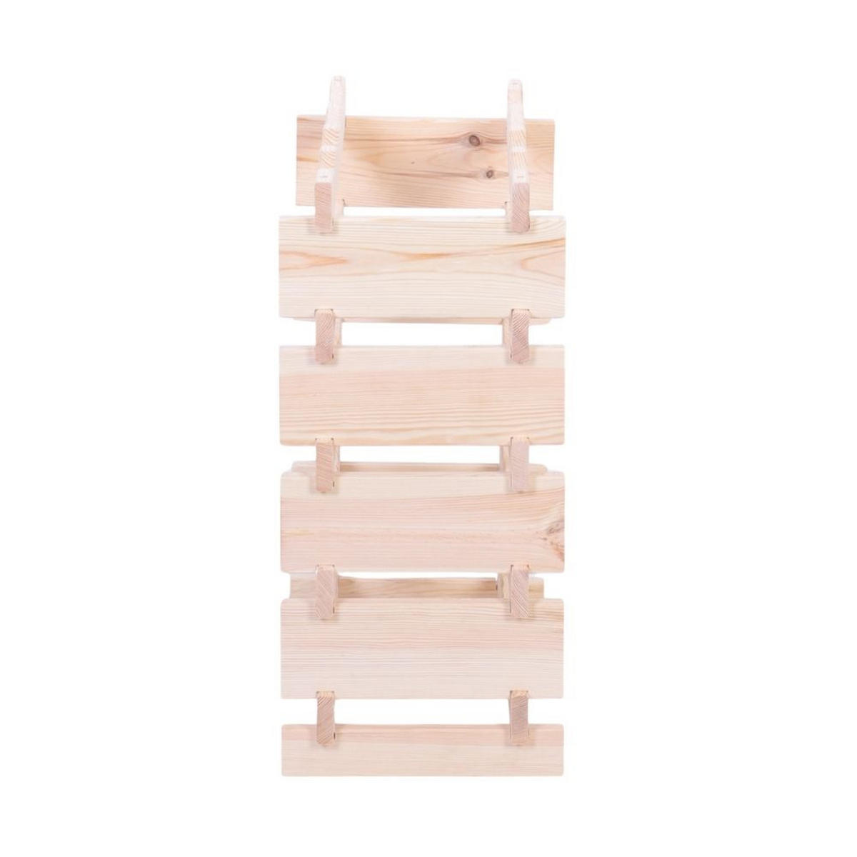 WEINREGAL VINOTECA FLEX PRO HxBxT 65x46x28cm 20 Flaschen auf 5 Ebenen Natur unbehandelt - Naturfarben, Holz (46/65/28cm) - PROREGAL