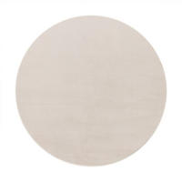 HOCHFLORTEPPICHE Creme Ø 100 cm - Creme, Kunststoff (100/100cm) - TT Home