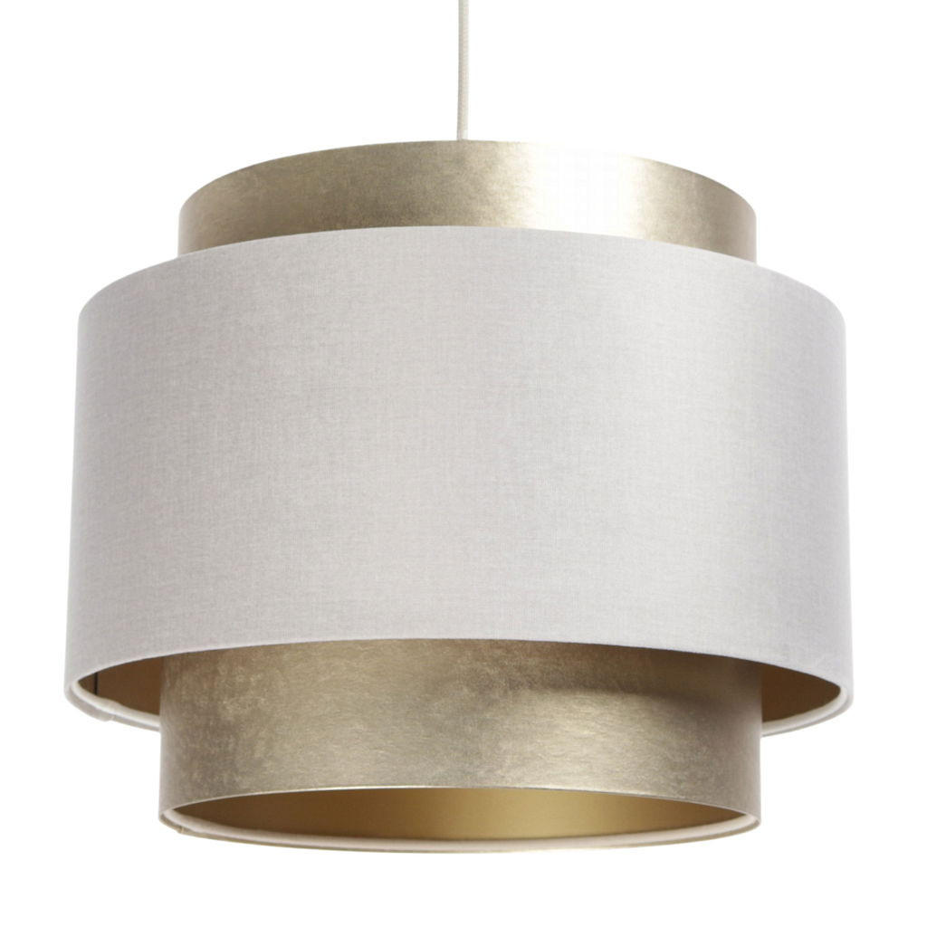 HÄNGELEUCHTE Gold 40/31 cm - Goldfarben, Kunststoff (40/1/31cm) - ONZENO