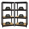 SCHWERLASTREGAL Dino 2er-Set mit 2x 180x90x60 cm Fachlast 600 kg Schwarz - Schwarz, Metall (180/180/60cm) - PROREGAL