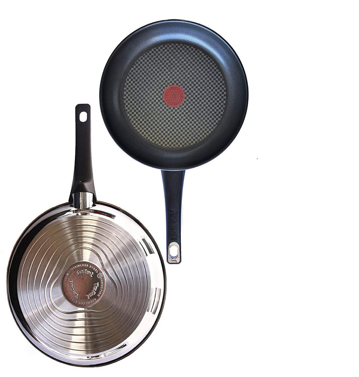 BRATPFANNE B12595 Jamie Oliver 3tlg - Silberfarben, Keramik/Metall (28cm) - Tefal