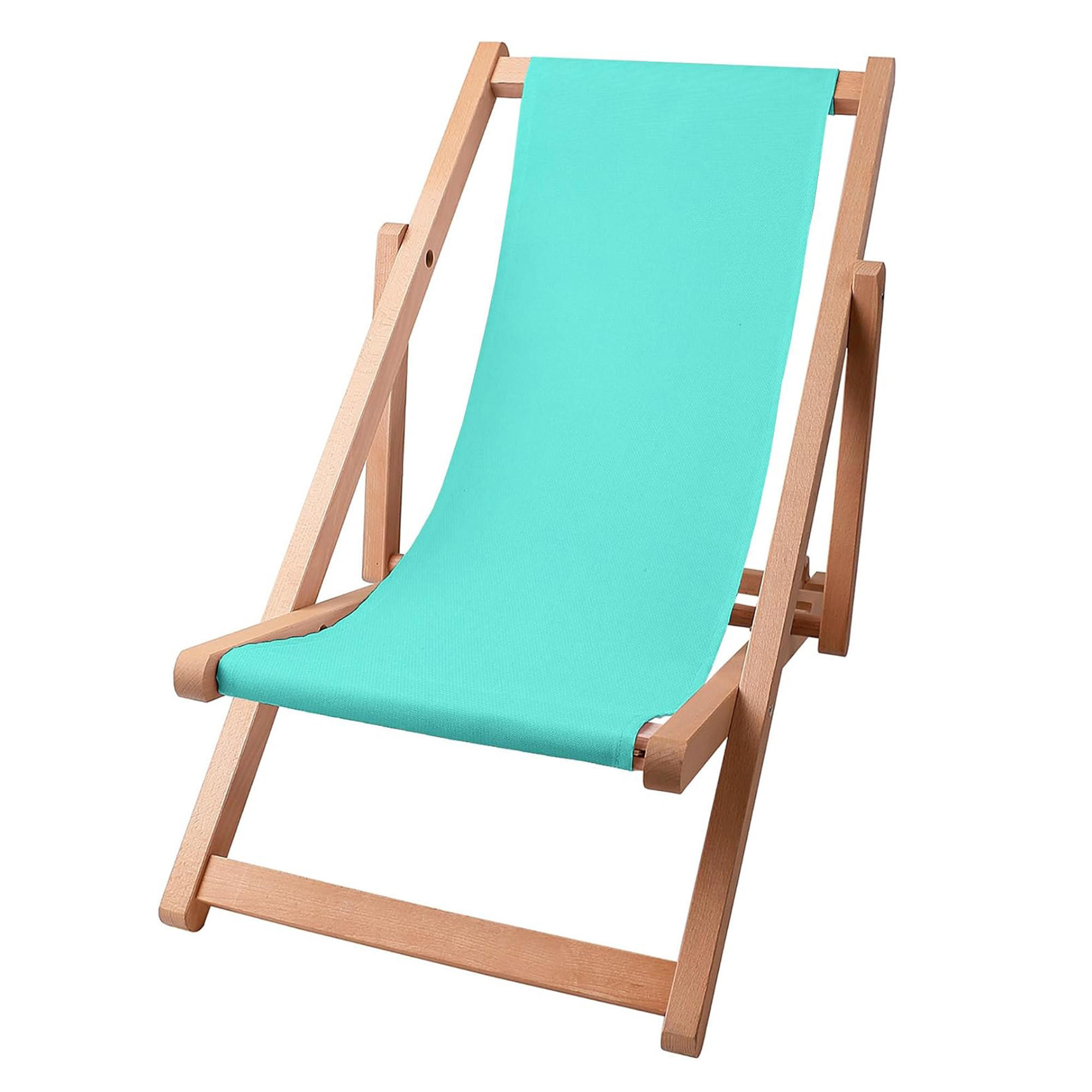 LIEGESTUHL Kinder, Lazur, 78/36/59 cm, Buche/Polyester - Pastellblau, Holz (36/59/90cm) - Dreamroots