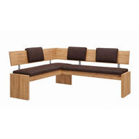 ECKBANK mit Truhe Dani 2 für 5 Personen Massivholz Wildeiche/Braun - Wildeiche/Braun, Holz (167/192cm) - 58aufmkessel