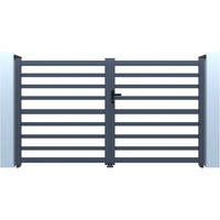 TOR martin Grau - Grau, Metall (140/140/300cm) - Habitat Garten