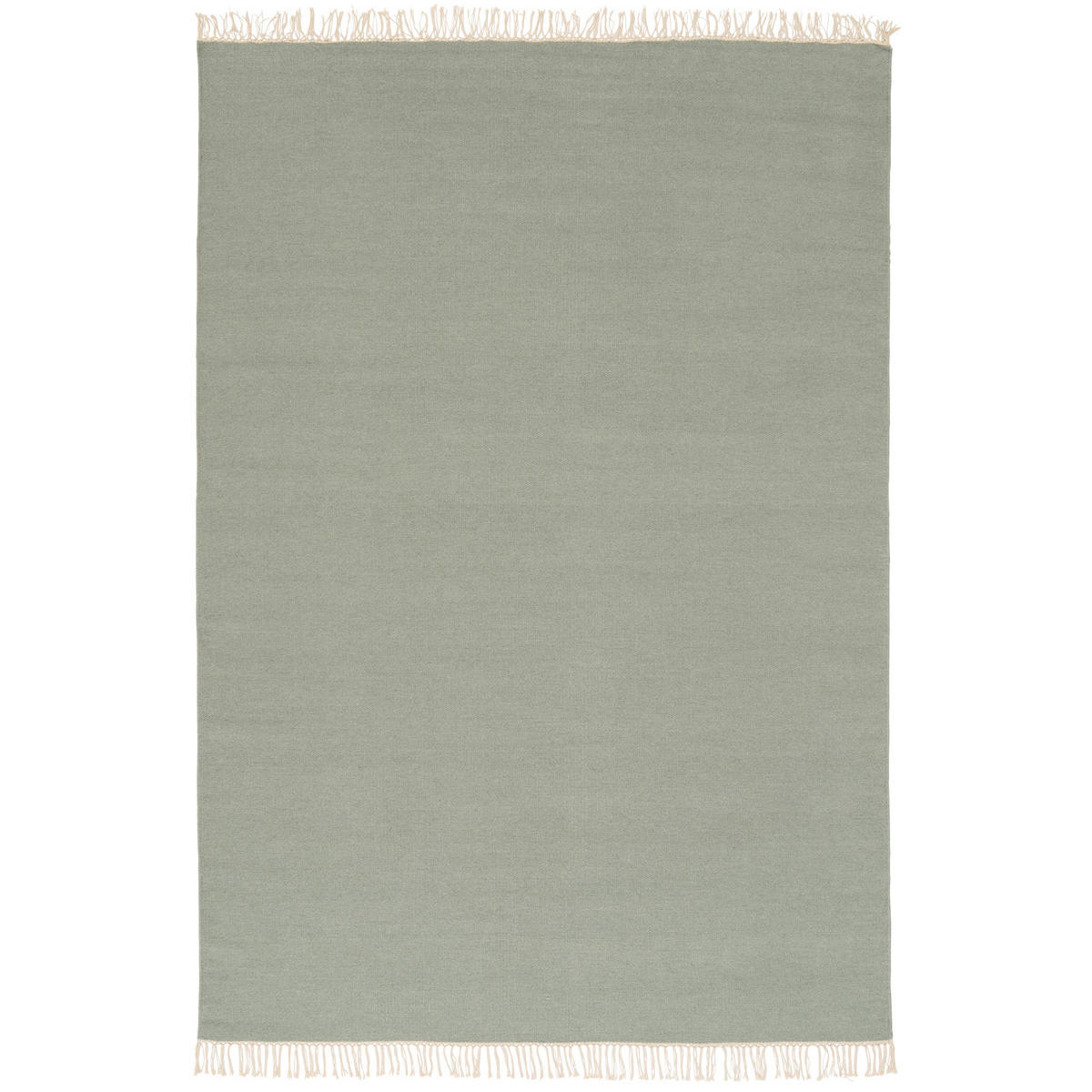 WOLLE NATUR TEPPICH KELIM MILA - Grau, Textil (70/300cm) - Pergamon