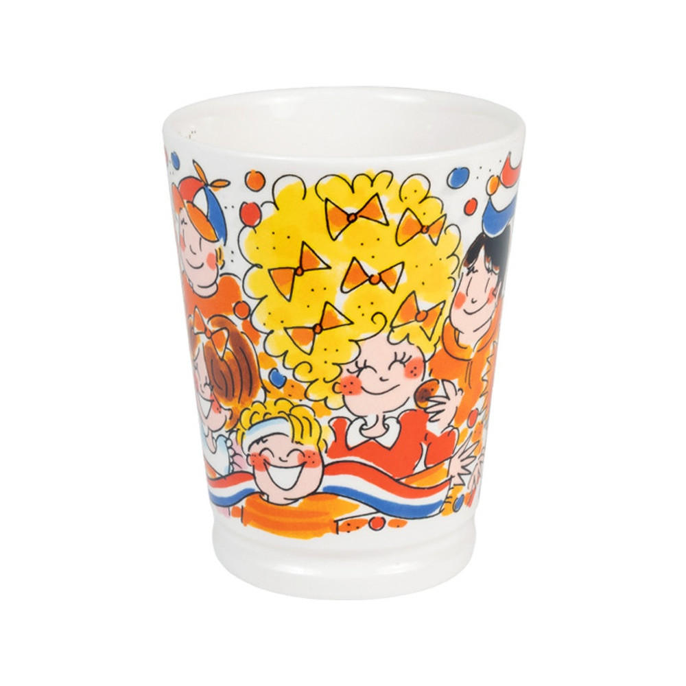 MAZAGRAN-BECHER Wir lieben Orange in Bunt - 500 ml - Multicolor, Keramik (0.5L) - Blond Amsterdam