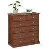 KOMMODE PARIS - Kastanienfarben, Holz (91/95/39cm) - IDIMEX