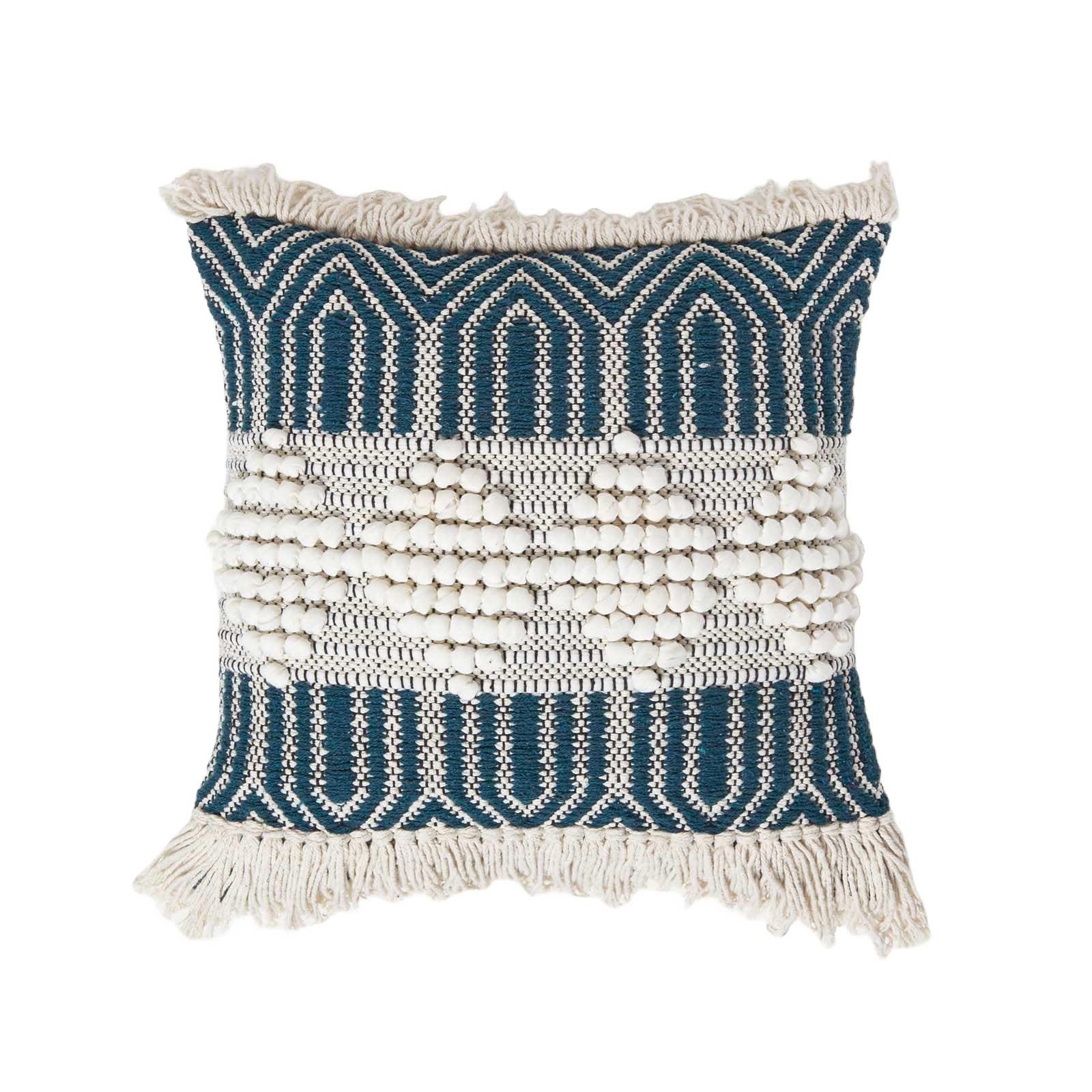 KELIM-KISSEN Safi 45/45 cm - Creme, Textil (45/45cm) - Homescapes