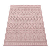 OUTDOORTEPPICH 60/100 cm Livorno 671 - Pink, Textil (60/100cm) - Paco Home