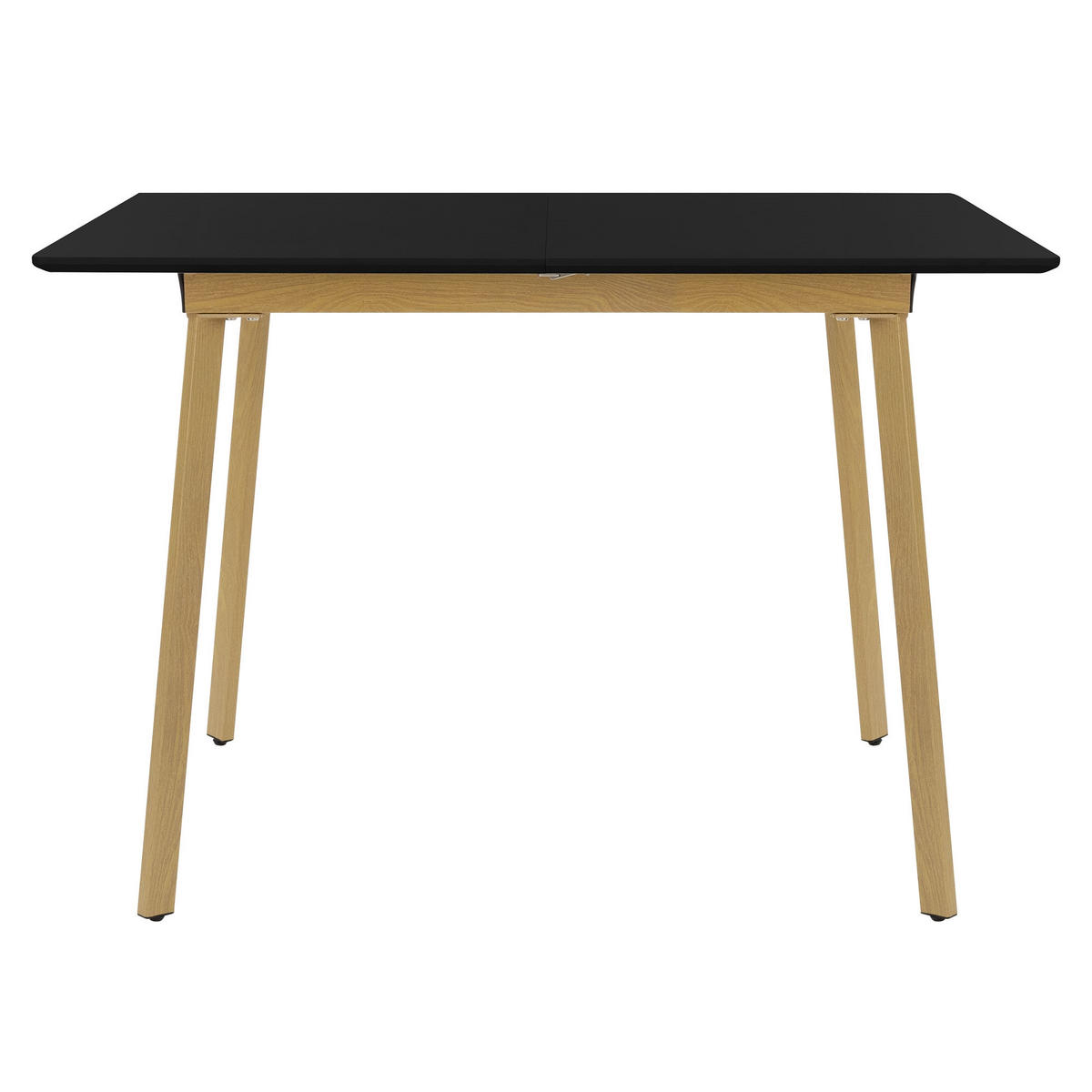 ESSTISCH schwarz 140/70/77 cm - Schwarz, Holzwerkstoff (110/75/76.5cm) - ML-DESIGN