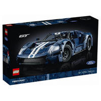 KLEMMBAUSTEINE Ford GT 2022 technisch - Rot, Kunststoff (9/28/48cm) - Lego