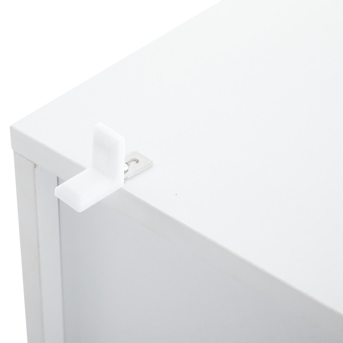 SIDEBOARD Weiß, Gold 130/35/76 cm - Weiß, Holzwerkstoff (130/76/35cm) - PANGIVO