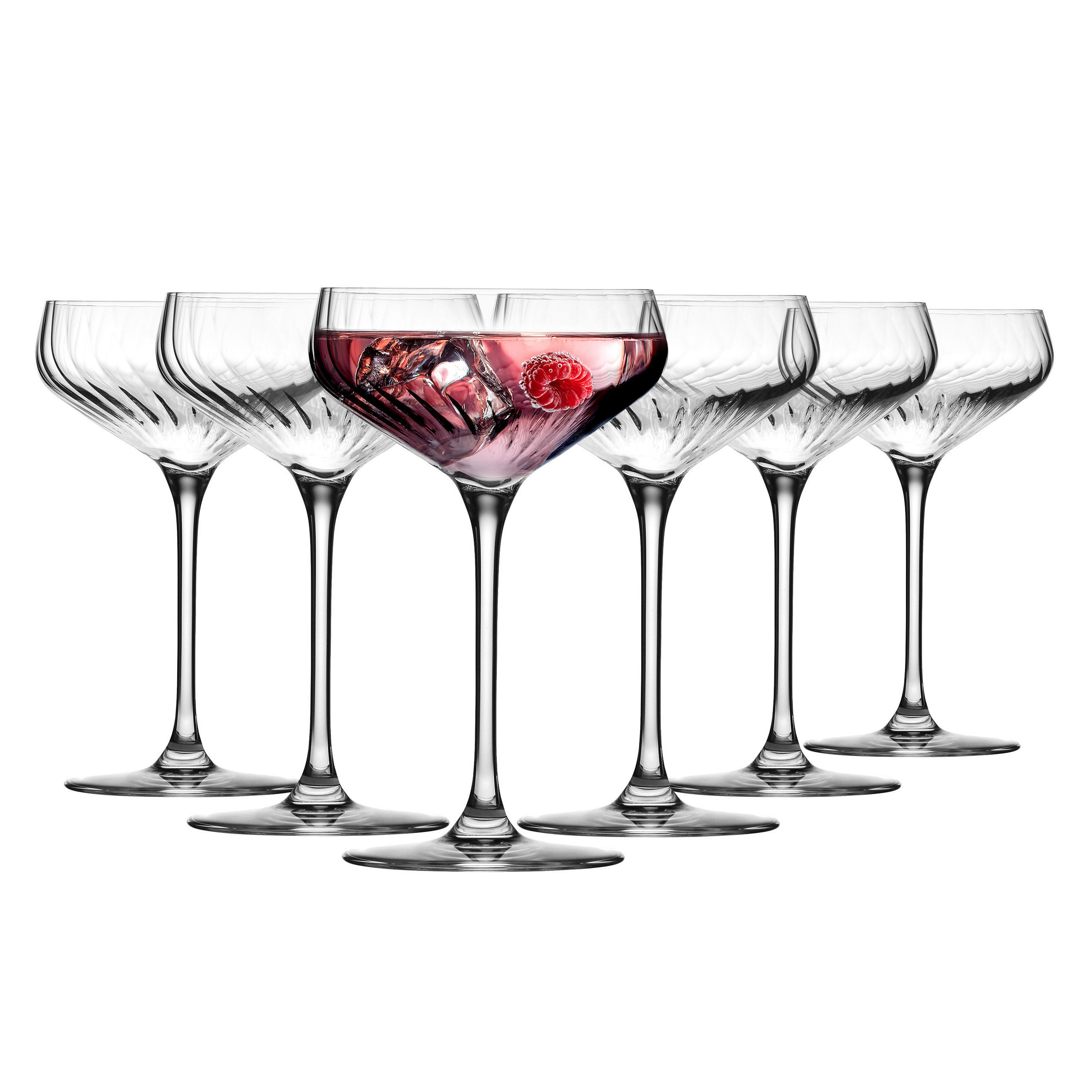 COCKTAILGLÄSER, 6er-Set, 290 ml - Transparent, Glas (0.29L) - Krosno Glass