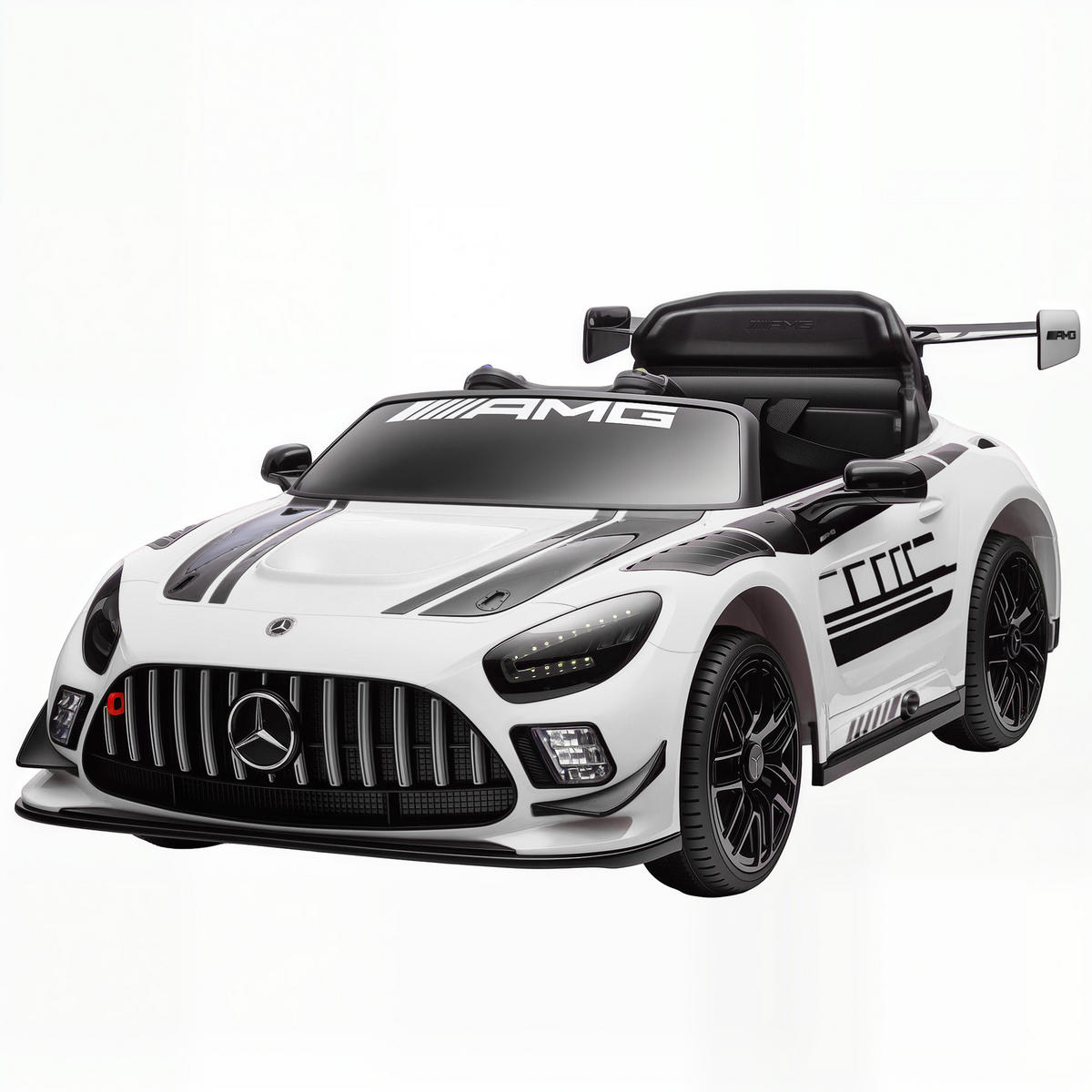 MERCEDES-ELEKTROAUTO DE-06238 AMG lizenziert mit Fernbedienung und Musik Weiß - Weiß, Kunststoff/Metall (115/66/44cm) - ComfortXL
