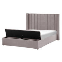 WASSERBETT 140x200 cm Grau Noyers - Grau, Textil (140/200cm) - Beliani