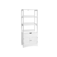 HOCHSCHRANK BADEZIMMERSCHRANK - Weiß, Holzwerkstoff (32.5/154/60cm) - Hansiro