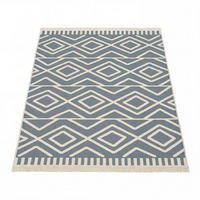 KURZFLOR-TEPPICH SKANDI KILIM 148 GRAU 140X200 - Grau, Naturmaterialien (140/200cm) - Paco Home