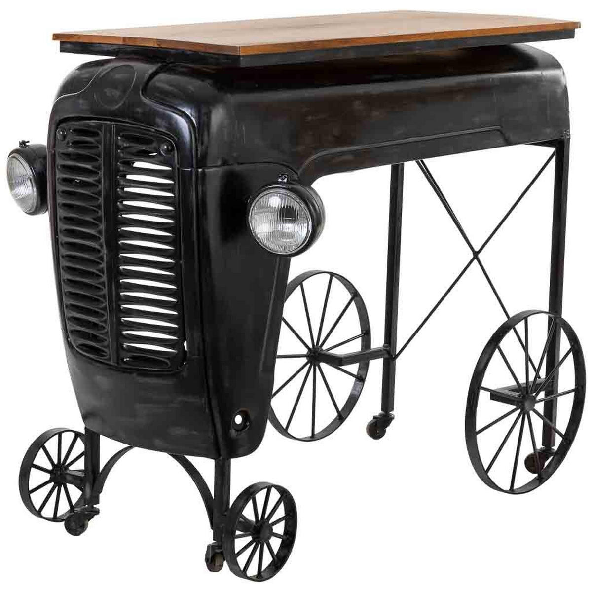 KONSOLENTISCH, 117x71x107cm - Schwarz, Metall (71.12/116.84/106.68cm) - Wanderlust