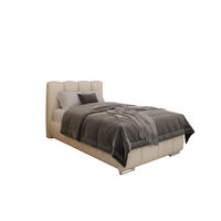 POLSTERBETT Zaira 100x200cm – Elegantes Polsterbett für modernen Wohnstil , ohne matratze, beige - Beige, Holz (100/200cm) - Homesy