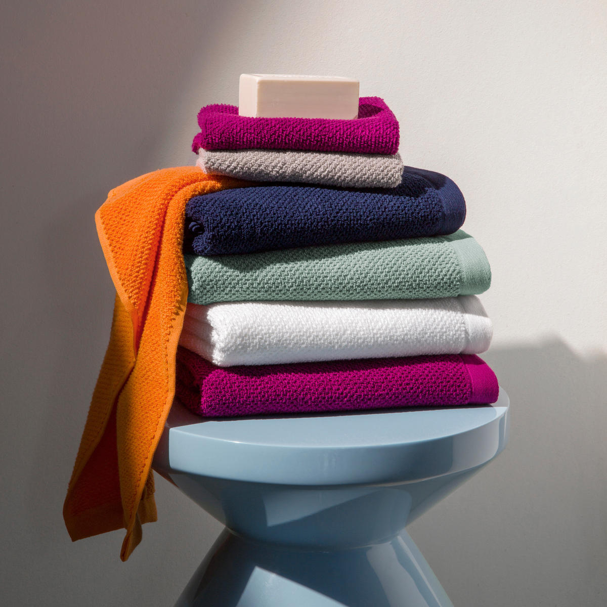 HANDTUCH BLISS - Orange, Textil (50/100cm) - MÖVE
