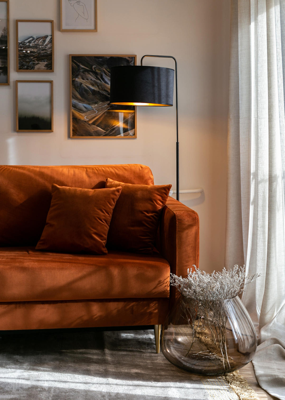 SCHLAFSOFA Valico Kupferbraun hydrophober Samt - Goldfarben/Kupferfarben, Textil/Metall (230/90/97cm) - Selsey