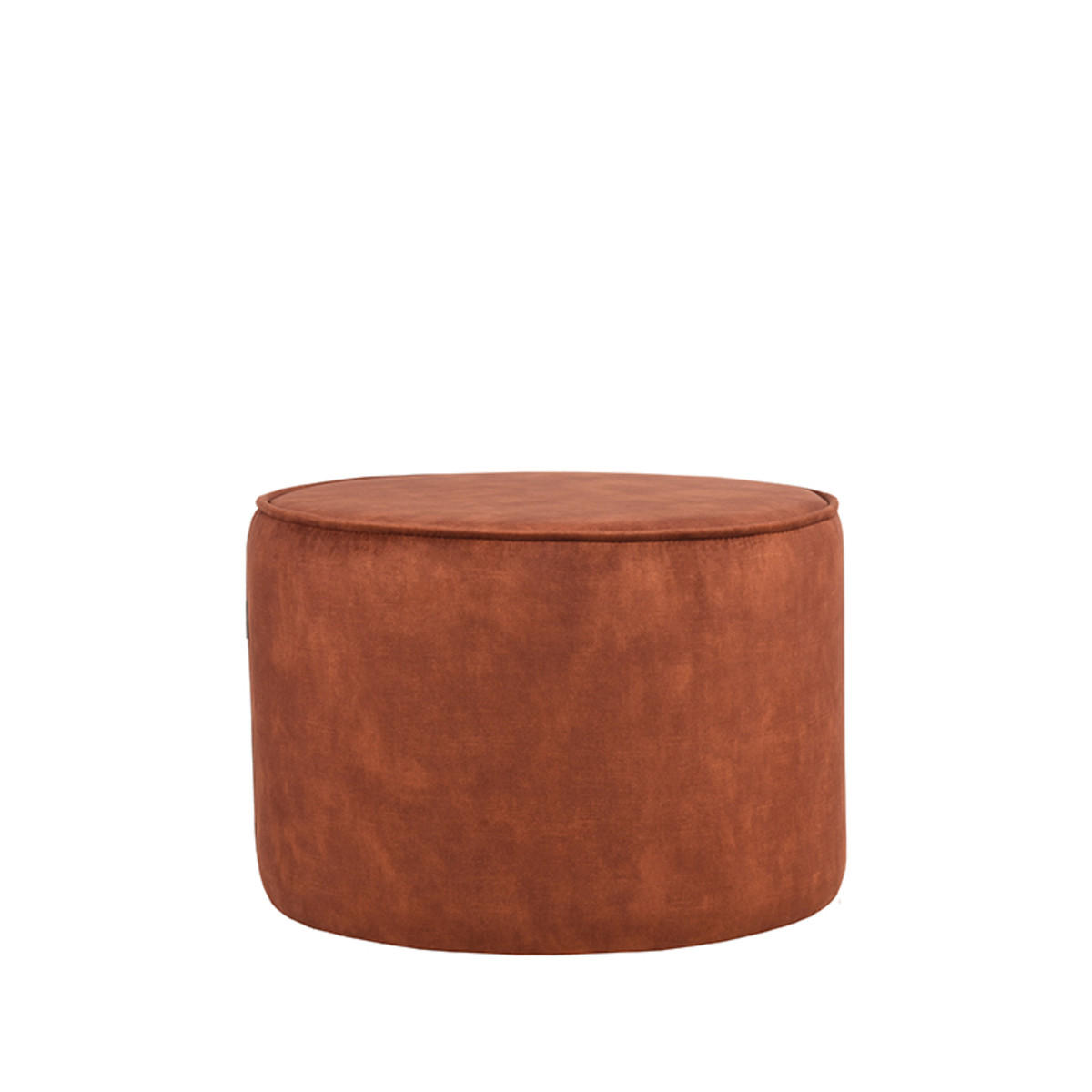 POUF Tibo Braun 55/55/40 cm - Braun, Textil (55/40/55cm) - LABEL51