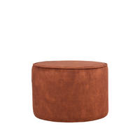 POUF Tibo Braun 55/55/40 cm - Braun, Textil (55/40/55cm) - LABEL51
