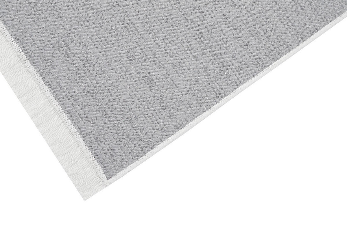 TEPPICH AZTECA Grau 80/200 cm - Grau, Naturmaterialien (80/200cm) - Tapiso