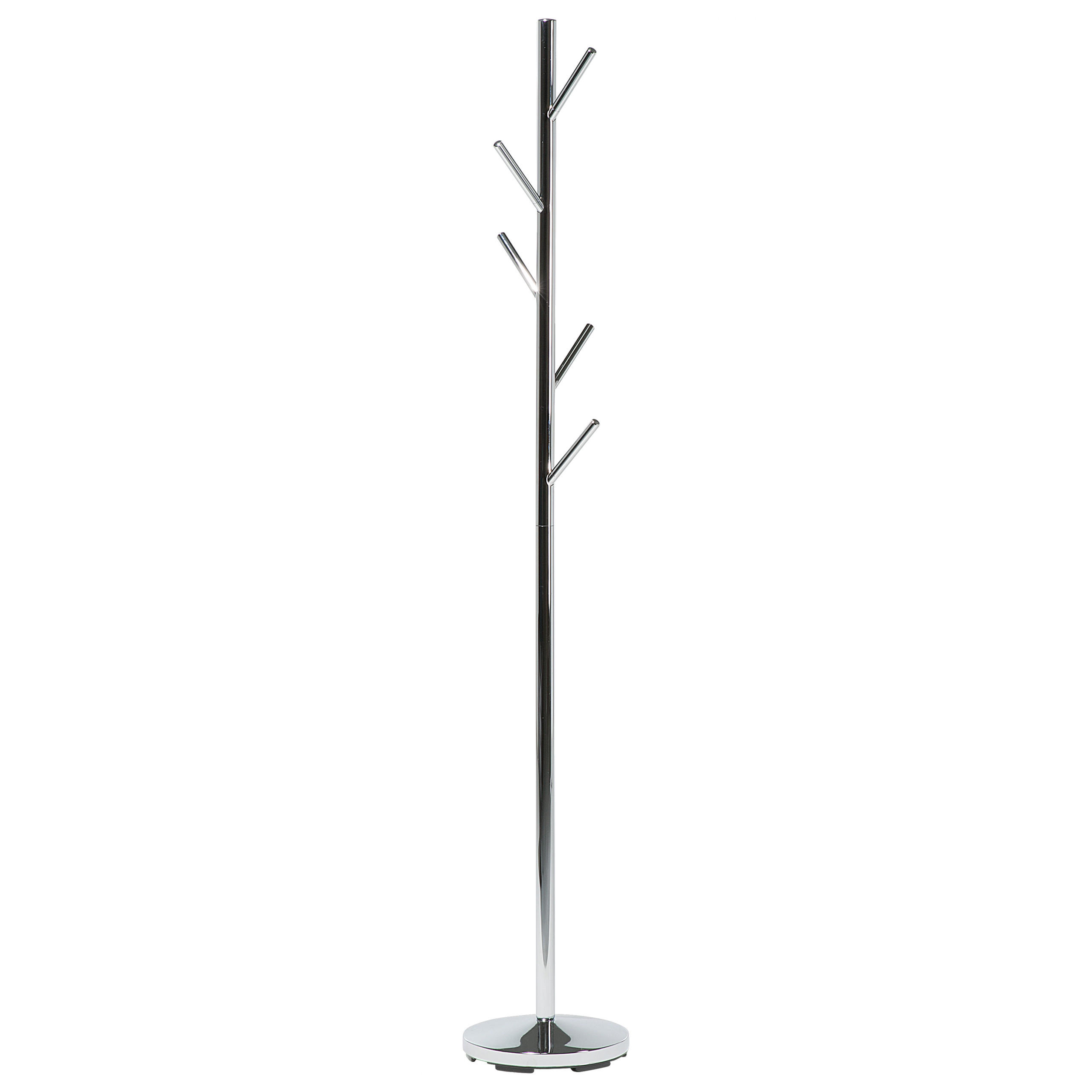 KLEIDERSTÄNDER Chromstahl silber 170 cm Allen - Silberfarben, Metall (28/170/28cm) - Beliani