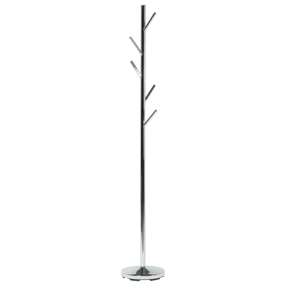 KLEIDERSTÄNDER Chromstahl silber 170 cm Allen - Silberfarben, Metall (28/170/28cm) - Beliani