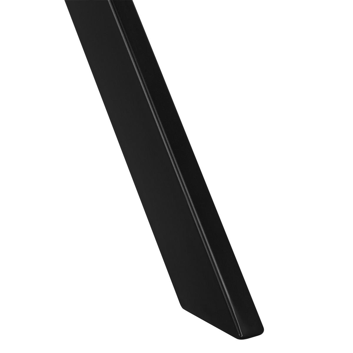 ESSTISCH 160/90/75 cm Hellgrau Rechteckig Benson - Grau, Holzwerkstoff (160/90/75cm) - Beliani