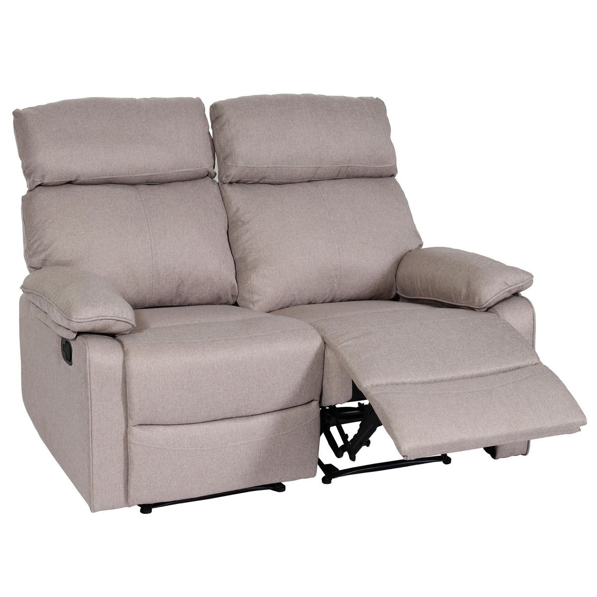 2ER-KINOSESSEL Braun - Braun, Textil (134/105/170cm) - MCW