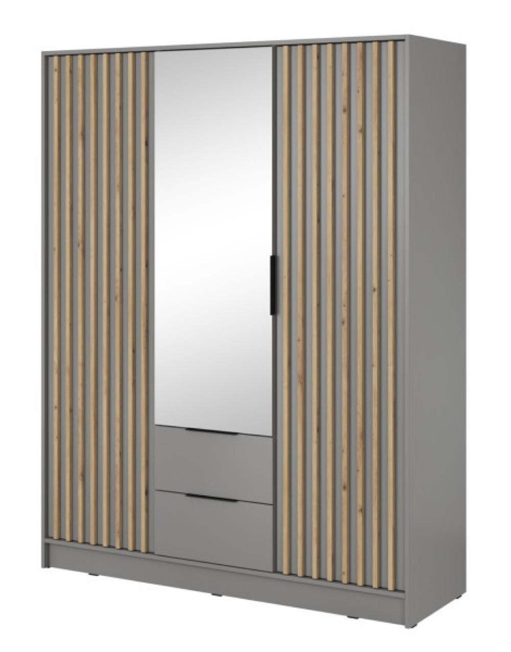 Sepro Meble Schrank Grau 155x200x51 cm