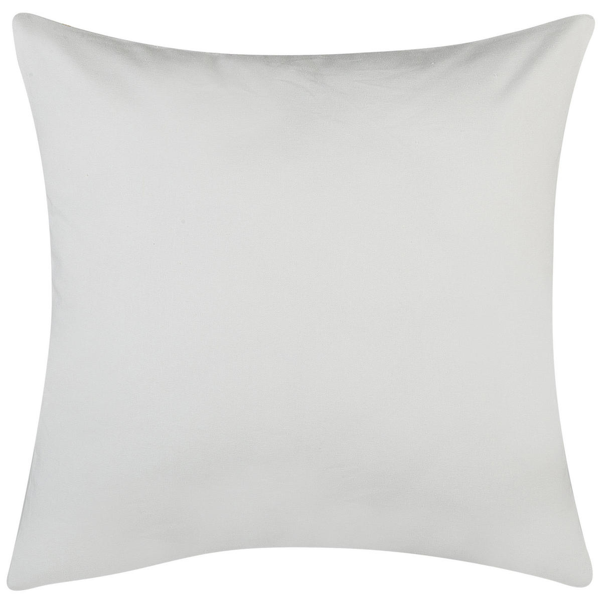 DEKOKISSEN 2er-Set Cremeweiß 45/45 cm Alyssum - Ecru, Naturmaterialen/Textil (45/45cm) - Beliani