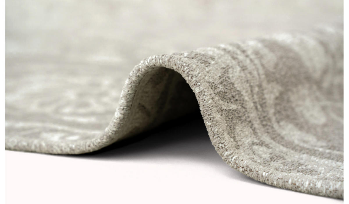 TEPPICH Flachgewebe Orient TABRY Grau 240 x 340 cm - Grau, Textil (240/340cm) - Novatrend