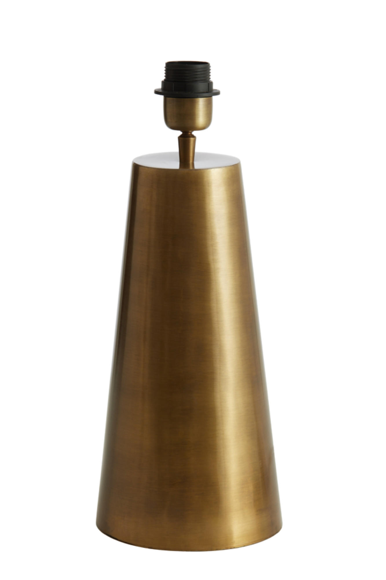 LAMPENFUSS Yelos Bronze Ø16,5/35 cm - Bronzefarben, Metall (16.5/16.5/35cm) - Light & Living